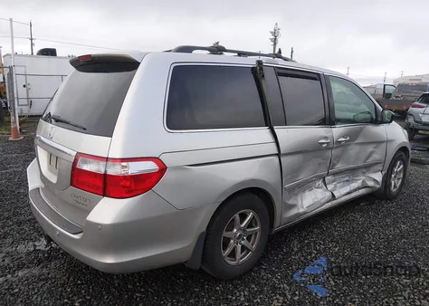 2007 Honda Odyssey Touring из США, поврежденный, VIN 5FNRL38887B053048